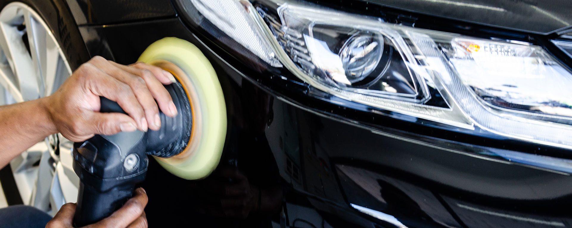 Buffing out a bumper